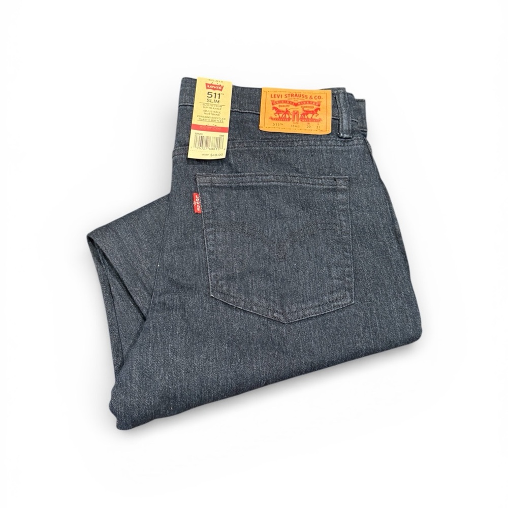 Levi's Boys 511 Sz 18 Slim Fit Blue Jeans 29” Waist 31” Length NWT